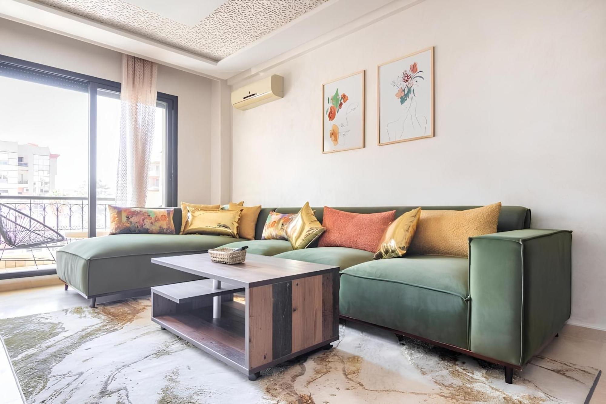 C-Appartement De Luxe Plein Centre De Gueliz Avec Piscine Parking Wifi Netflix Маракеш Екстериор снимка